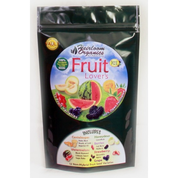 Heirloom Organics Fruit Lover's Seed Pack-0