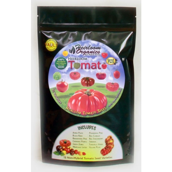 Heirloom Organics Heirloom Tomato Variety Seed Pack-0