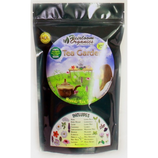 Heirloom Organics Tea Garden Variety Seed Pack-0