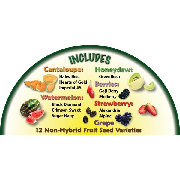 Heirloom Organics Fruit Lover's Seed Pack-647