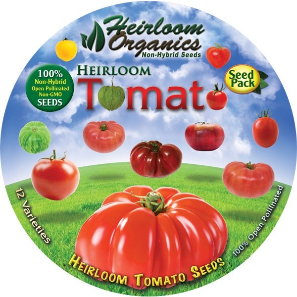 Heirloom Organics Heirloom Tomato Variety Seed Pack-664