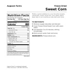 sweet corn nutrition facts