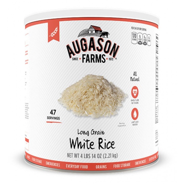 Long Grain White Rice 47 Servings Can-0