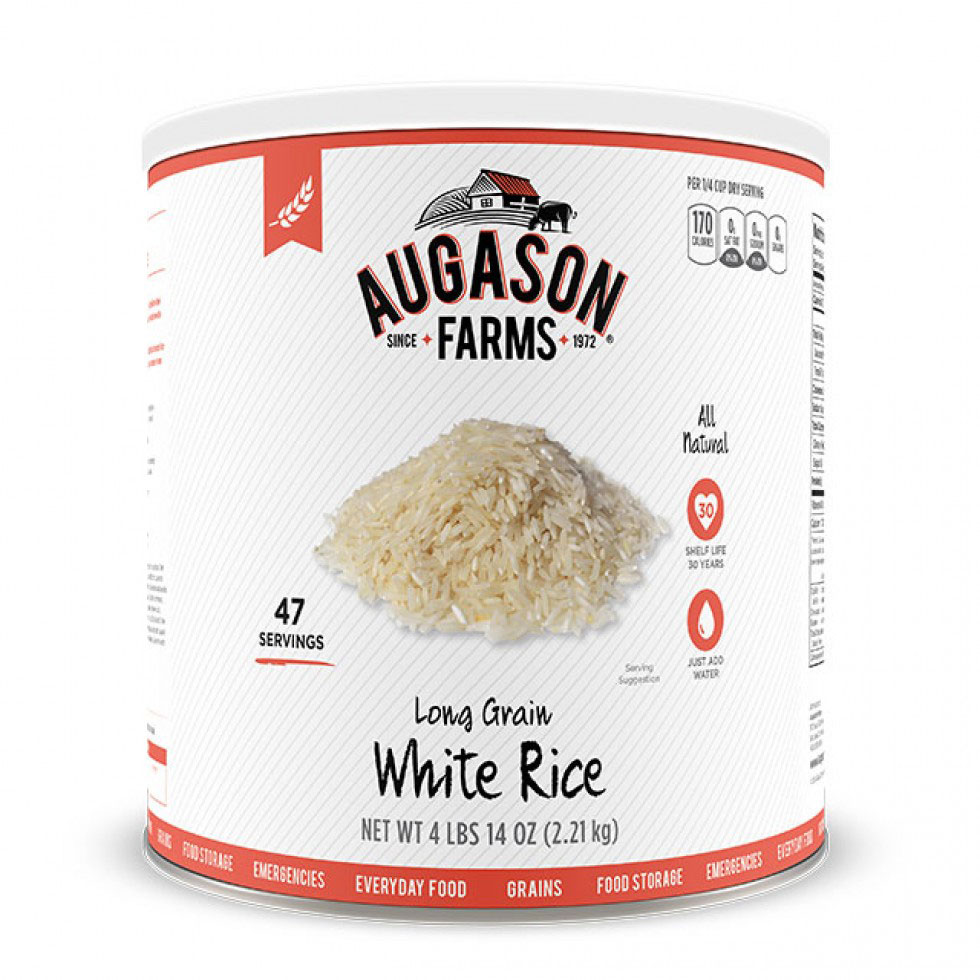 Long Grain White Rice 47 Servings Can-0