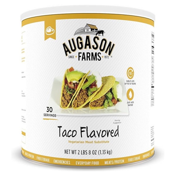Augason Farms taco flavored powder.