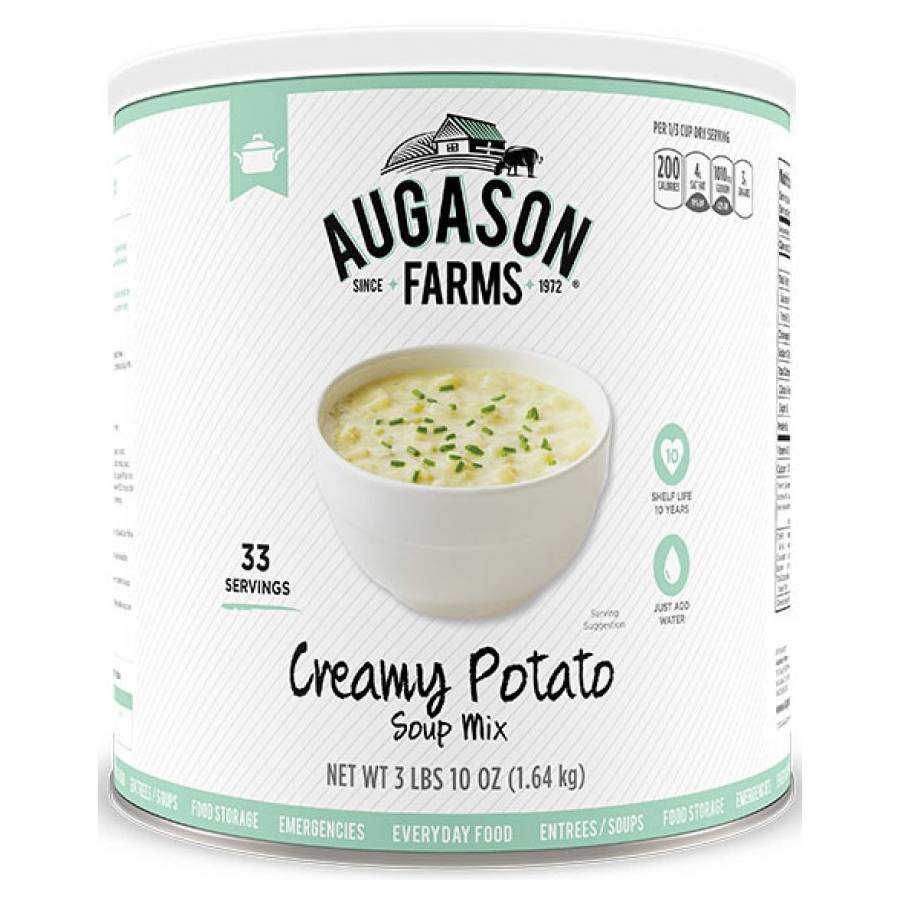 Augason Farms Creamy Potato Soup 58oz #10 Can - 33 Servings - (SHIPS IN 1-2 WEEKS)