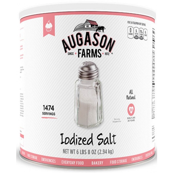 Iodized Salt 104oz Can-0