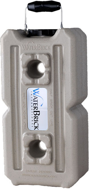 WaterBrick Standard Tan 10 Pack - Holds 2640 Servings-1704