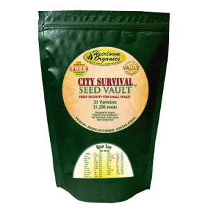 Heirloom Organics City Survival Seed Vault-0