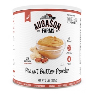 Augason Farms Dehydrated Peanut Butter Powder 65-Serving Can -0