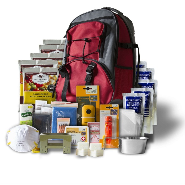 Wise Food Storage 5 Day Survival Back Pack Red-0