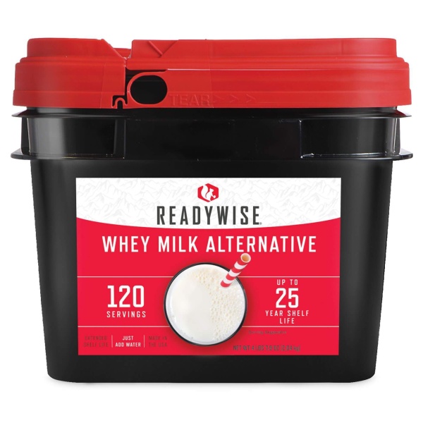 ReadyWise (formerly Wise Food Storage) 120 Serving Milk Bucket (SHIPS IN 1-2 WEEKS) milk alternative.