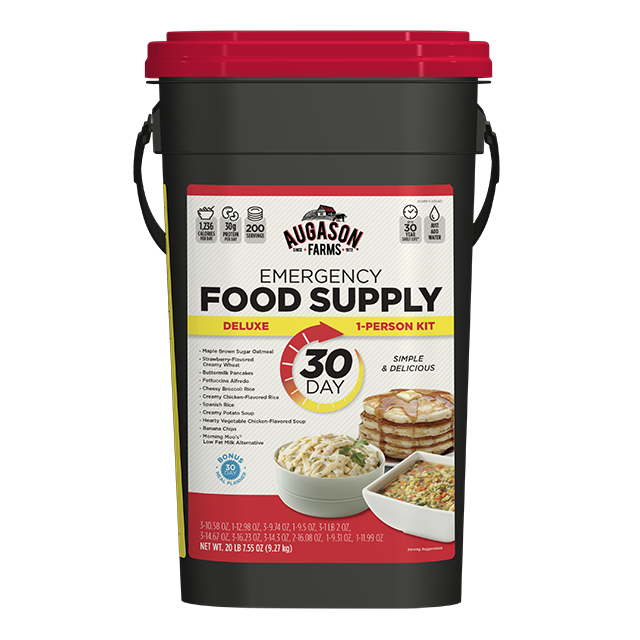 *Augason Farms Deluxe Emergency 30-Day Food Supply 200 Servings (1 ...