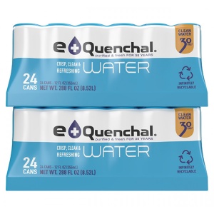 Two Cases of eQuenchal Canned Water