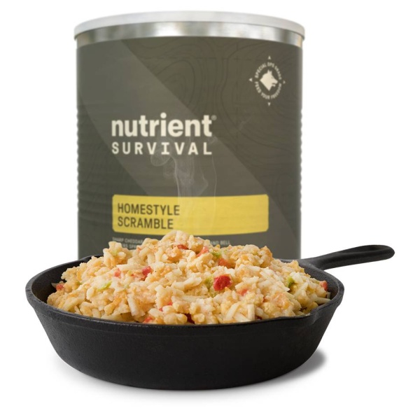 Nutrient Survival Homestyle Scramble 10 Can 10 Servings - (SHIPS IN 2-4 WEEKS).