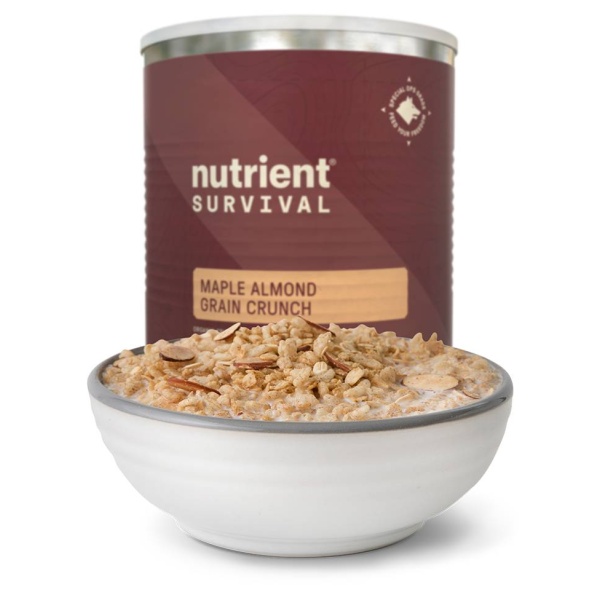 Nutrient Survival Maple Almond Grain Crunch Cereal 12 Servings - (SHIPS IN 2-4 WEEKS)