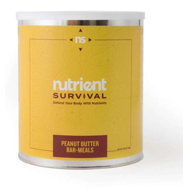 Nutrient Survival Peanut Butter Bar Meals #10 Can 10 Servings - (SHIPS IN 2-4 WEEKS)