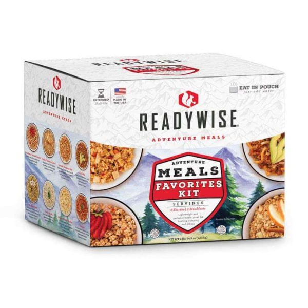 ReadyWise (formerly Wise Food Storage) Adventure Meals Favorites Kit.