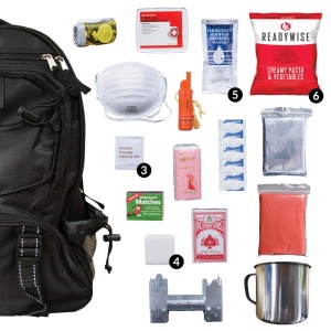 ReadyWise Black Survival Backpack