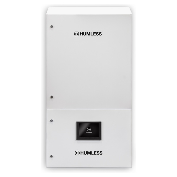 A white box on a white background showcasing the Humless Universal Control Box 8.5.