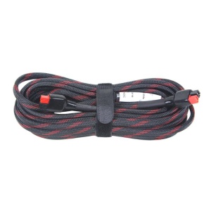 A black and red Lion Energy Anderson Cable with a red end.