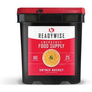 Readywise emergency ReadyWise (formerly Wise Food Storage) 60 Serving Entree Pail (SHIPS IN 1-2 WEEKS) supply bucket.