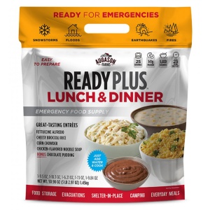 Augason Farms READY PLUS Lunch and Dinner Emergency Food Supply - (SHIPS IN 1-2 WEEKS) ready plus lunch and dinner.