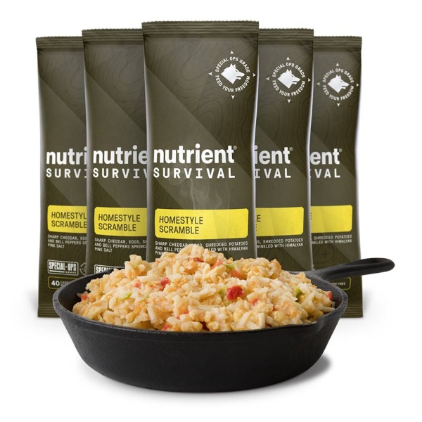 Nutrient Survival HOMESTYLE SCRAMBLE SINGLES meal pack - (SHIPS IN 2-4 WEEKS).