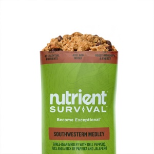 Nutrient survival southwestern medley singles granola.