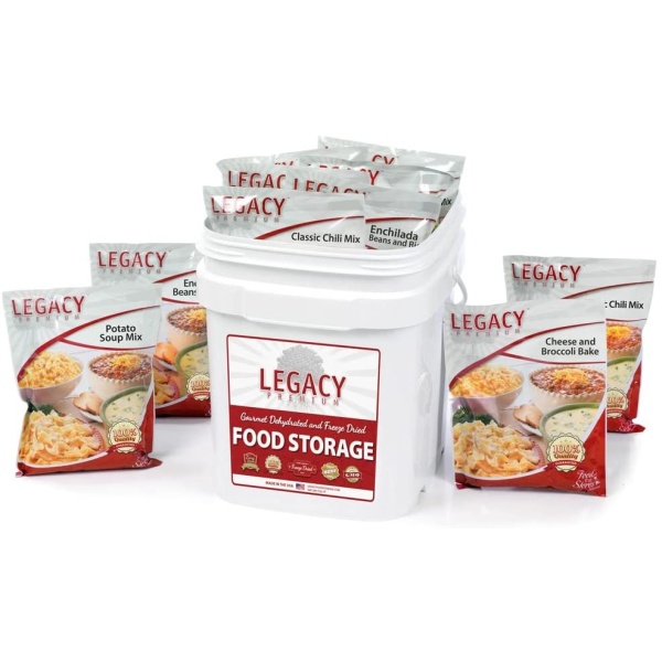 Legacy Food Storage Long Term Gluten-Free Food Storage - 60 Large Servings - (SHIPS IN 1-2 WEEKS) buckets.