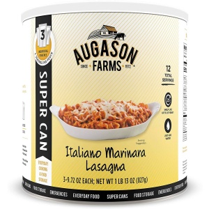Augason Farms Marinara Lasagna Super #10 Can - 12 Servings - (SHIPS IN 1-2 WEEKS)