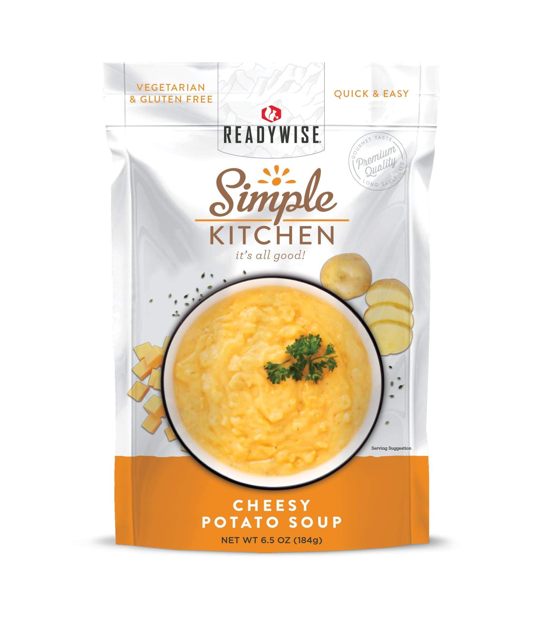 ReadyWise (formerly Wise Food Storage) Simple Kitchen Cheesy Potato Soup - 6 Pack - (SHIPS IN 1-2 WEEKS).