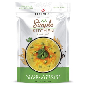 ReadyWise (formerly Wise Food Storage) Simple Kitchen Creamy Cheddar Broccoli Soup - 6 Pack - (SHIPS IN 1-2 WEEKS).