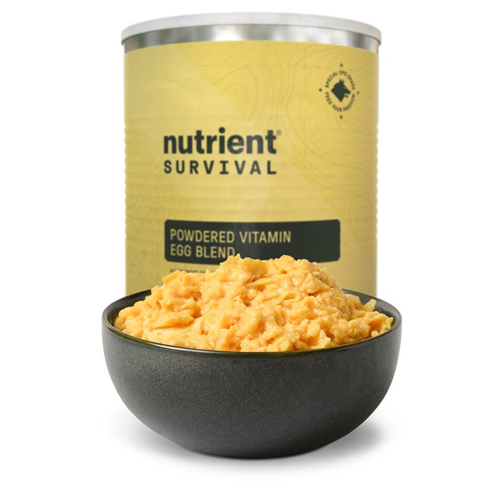 Nutrient Survival Powdered Vitamin Eggs in a bowl.