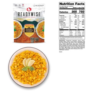 ReadyWise (formerly Wise Food Storage) Summit Sweet Potato Curry - 6 Pack - (SHIPS IN 1-2 WEEKS) Readywise readywise readywise readywise readywise readywise readywise ReadyWise (formerly Wise Food Storage) Summit Sweet Potato Curry - 6 Pack - (SHIPS IN