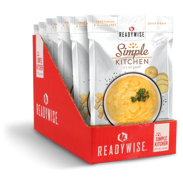 Readywise (formerly Wise Food Storage) Simple Kitchen Cheesy Potato Soup - 6 Pack - (SHIPS IN 1-2 WEEKS) pouches.