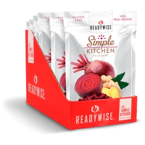 ReadyWise (formerly Wise Food Storage) Simple Kitchen Ginger Beets in a box - 6 Pack - (SHIPS IN 1-2 WEEKS).