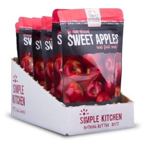 Simple kitchen ReadyWise (formerly Wise Food Storage) Freeze-Dried Sweet Apples - 6 Pack - (SHIPS IN 1-2 WEEKS) in a box.