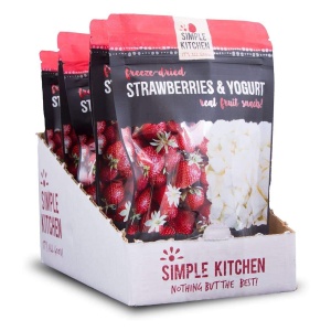 ReadyWise (formerly Wise Food Storage) Freeze-Dried Strawberries and Yogurt - 6 Pack - (SHIPS IN 1-2 WEEKS).