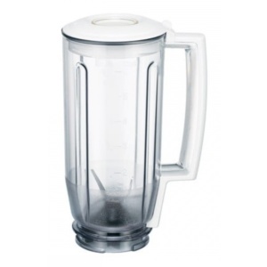 A Bosch Blender - (SHIPS IN 1-4 WEEKS) with a lid on a white background.
