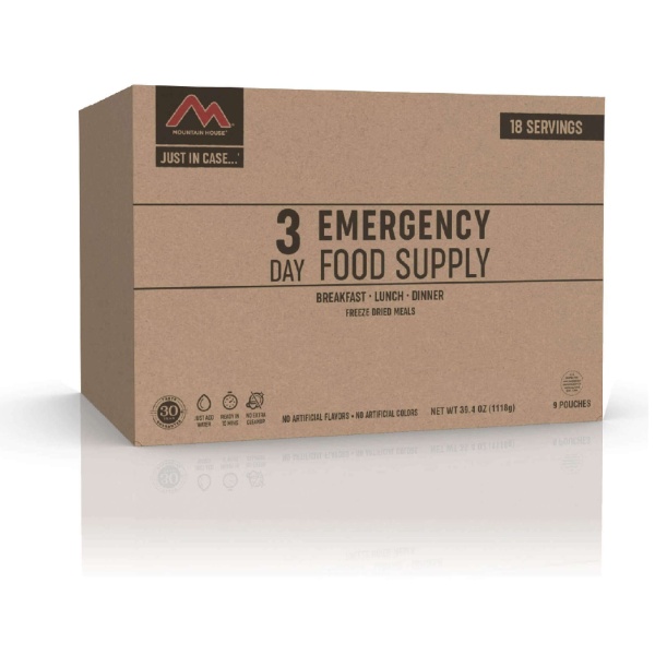 Mountain House 3 Day Emergency Kit.
