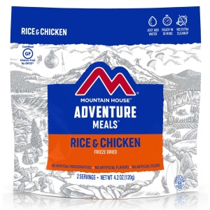 Mountain House Rice and Chicken Mylar Pouch - 2 Servings - (SHIPS IN 1-2 WEEKS)