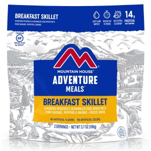 A bag of Mountain House Dehydrated Breakfast Skillet Mylar Pouch - Gluten-Free - 2 Servings - (SHIPS IN 1-2 WEEKS).