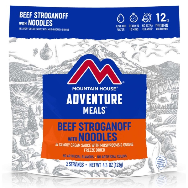 Mountain House Beef Stroganoff Mylar Pouch - 2 Servings - (SHIPS IN 1-2 WEEKS)