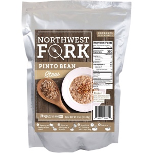 A bag of NorthWest Fork Pinto Bean Stew Mix - Non-GMO, Gluten-Free, Kosher, and Vegan - 15 Servings - (SHIPS IN 1-3 WEEKS) granola.