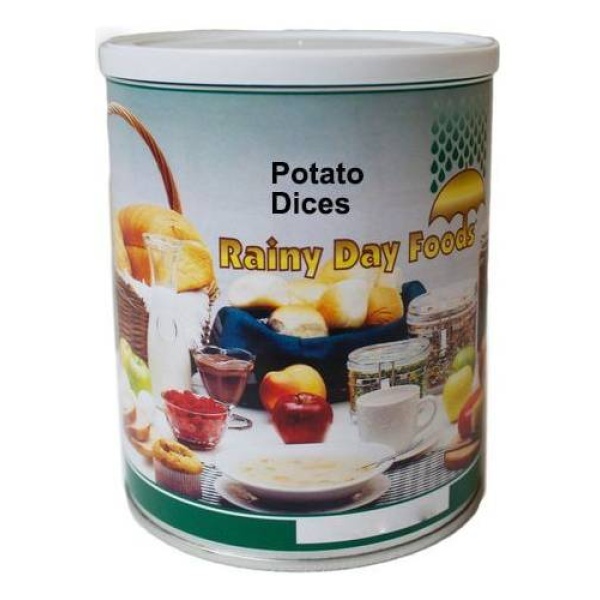 Rainy Day Foods Dehydrated Potato Dices - 8 oz #2.5 Can - 8 Servings (SHIPS IN 1-2 WEEKS).