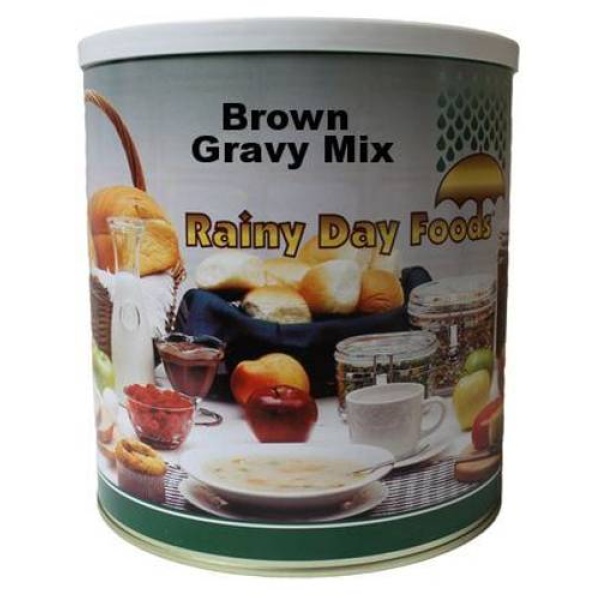 Brown gravy mix, tin