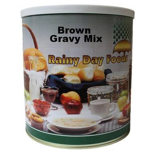 Brown gravy mix, tin