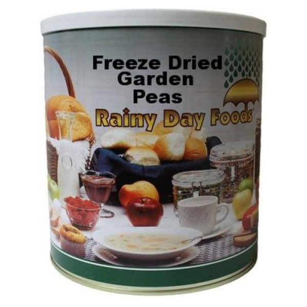 Rainy Day Foods Freeze-Dried Garden Peas - 153 Servings.