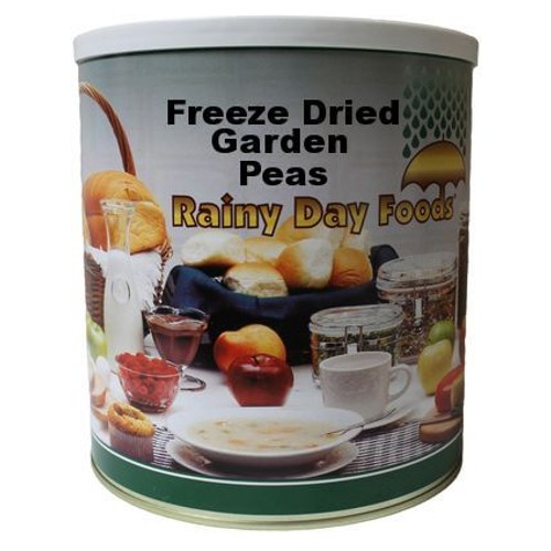 Rainy Day Foods Freeze-Dried Garden Peas - 153 Servings.